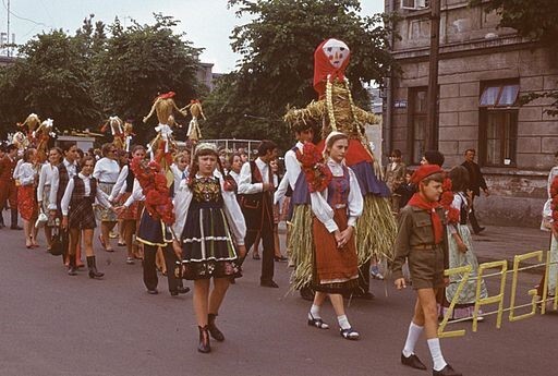 Polish traditional parade