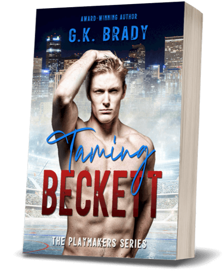 Taming Beckett Hockey Romance Book Cover