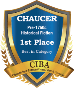 first place historical fiction prize medal